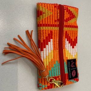 Mini Makeup Junkie bag - Tequila Sunrise